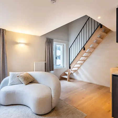 公寓 Huswell - Stylish Duplex With Premium Materials In Center 根特