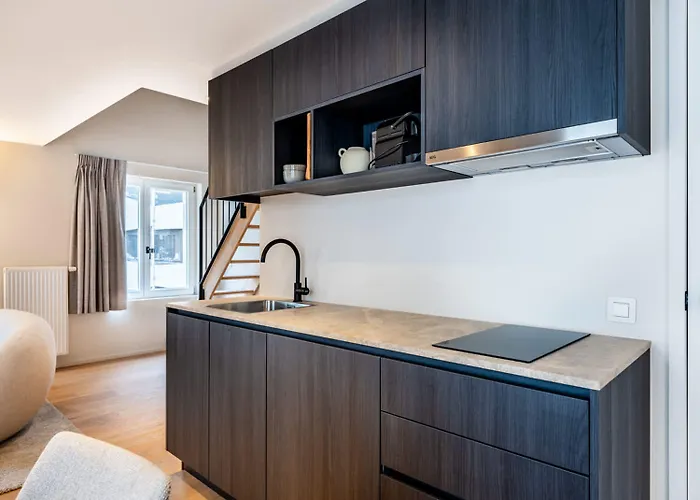 Huswell - Stylish Duplex With Premium Materials In Center Apartment Gent